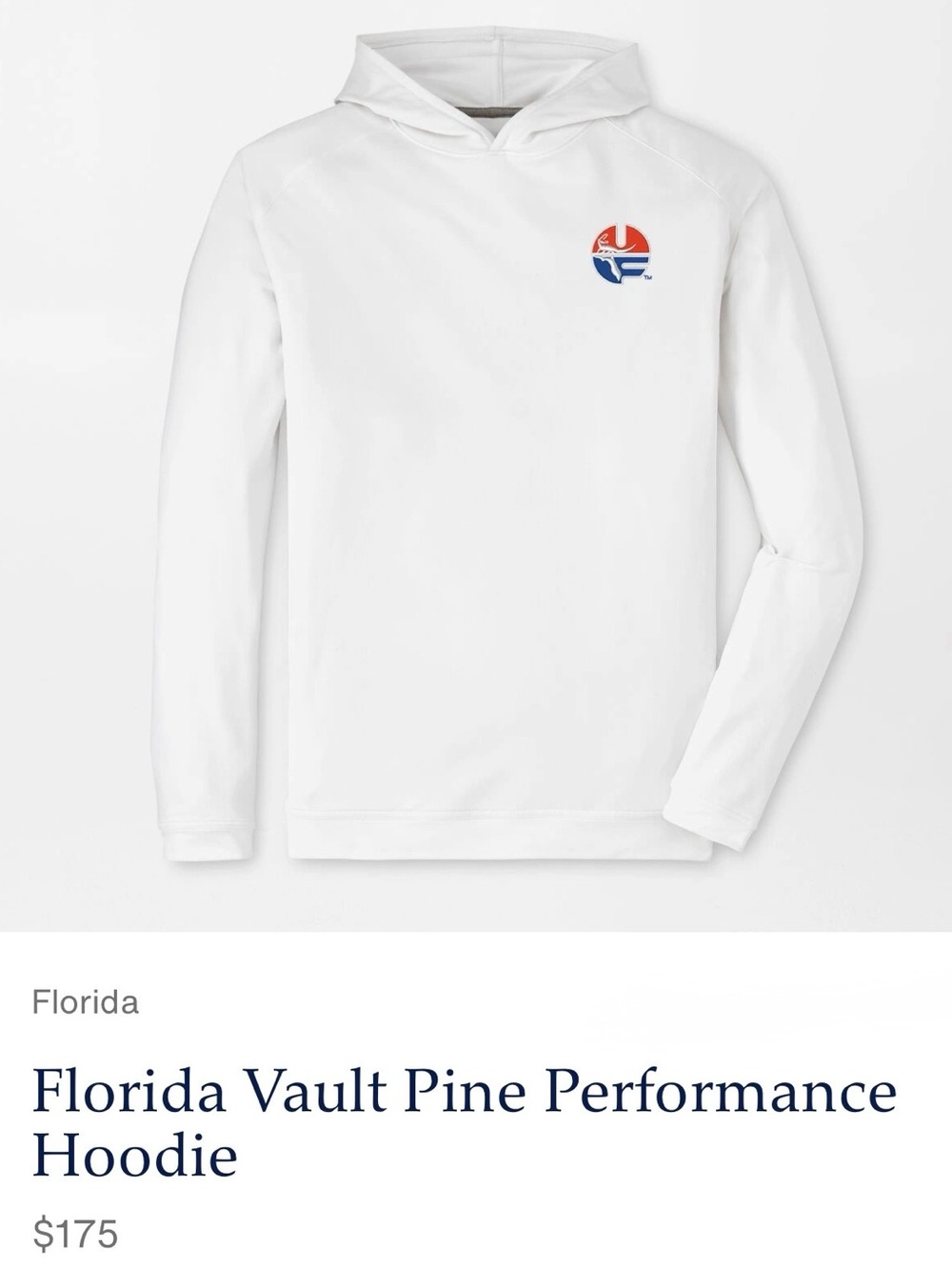 PETER MILLAR Florida Vault Pine Performance Hoodie